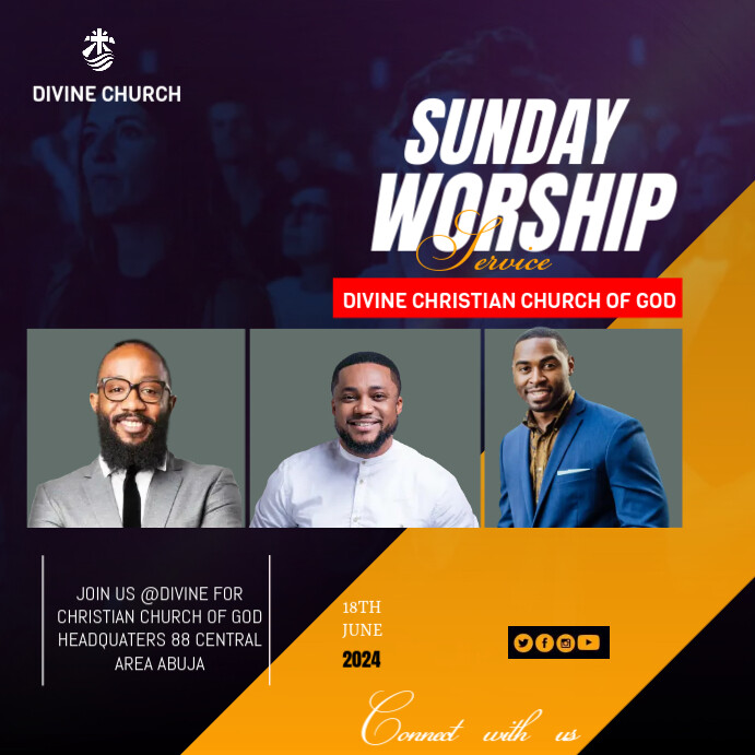 Modèle sunday service | PosterMyWall
