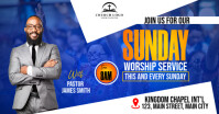 sunday service flyer Изображение, которым поделились на Facebook template