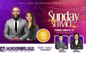 Rose Church Sunday Service 标签 Template