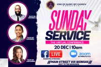 SUNDAY SERVICE FLYER Label template