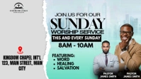 sunday service flyer Presentation (16:9) template