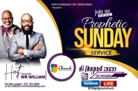 SUNDAY SERVICE FLYER Label template