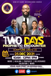SUNDAY SERVICE FLYER Poster template
