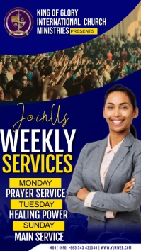 SUNDAY SERVICE FLYER Historia de Instagram template