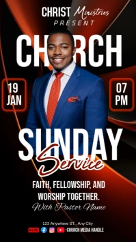 Sunday Service  Instagram Story template