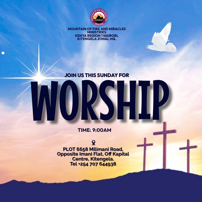 Sunday service invitation Template | PosterMyWall
