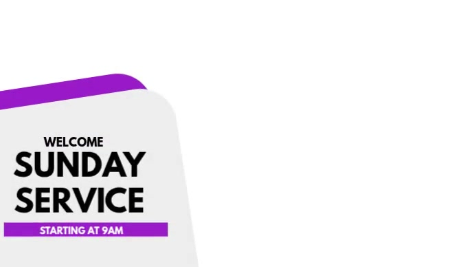 Sunday Service Digital Display Template | PosterMyWall