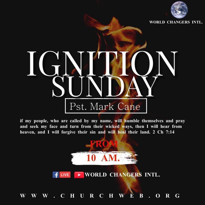 Copy of Sunday service poster | PosterMyWall