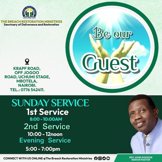 sunday service schedule Template | PosterMyWall