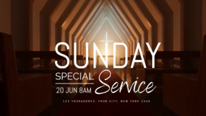 Sunday Service Template Prezentacja (16:9)