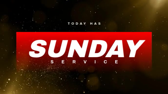 Sunday service video Template | PosterMyWall