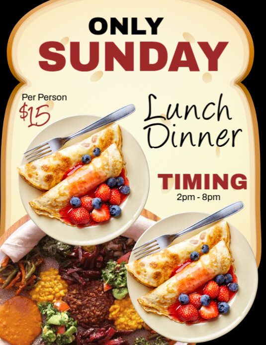 sunday services flyer Template | PosterMyWall