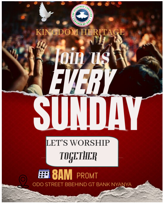 Copy of SUNDAY SERVIVCE | PosterMyWall