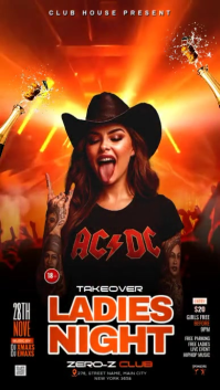 Sunday Takeover Ladies Night Party Indaba yaku-Instagram template
