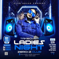 Sunday Takeover Ladies Night Party Carré (1:1) template