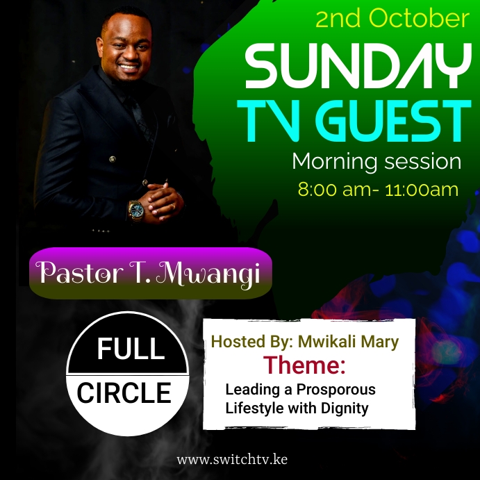 Sunday Tv Guest Flyer Template (2) Wpis na Instagrama