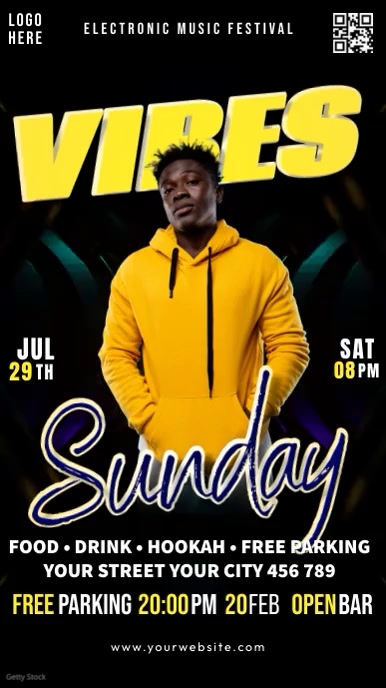 Sunday Vibes Video Instagram Story template