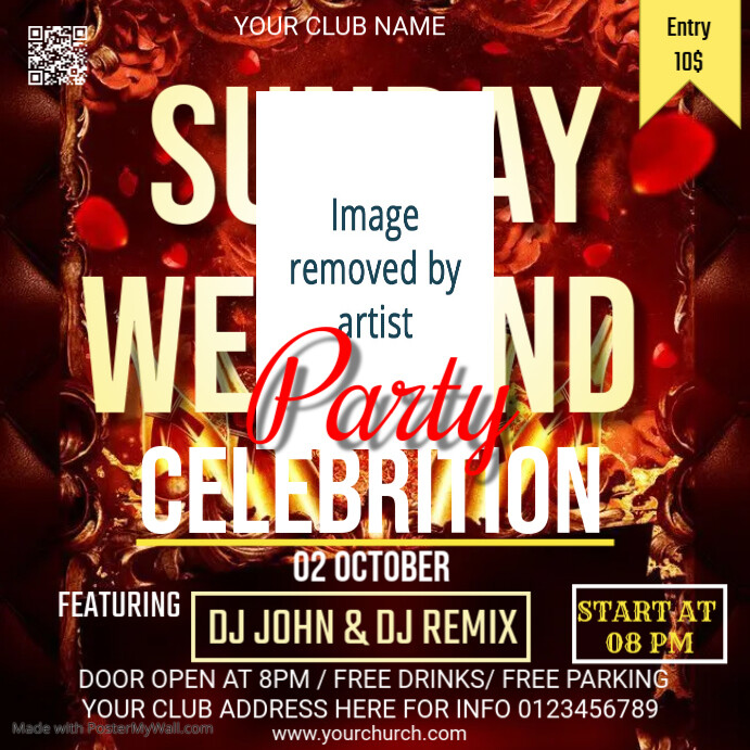 Sunday weekend party Template | PosterMyWall