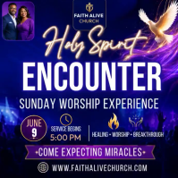 Sunday Worship Experience Iphosti le-Instagram template