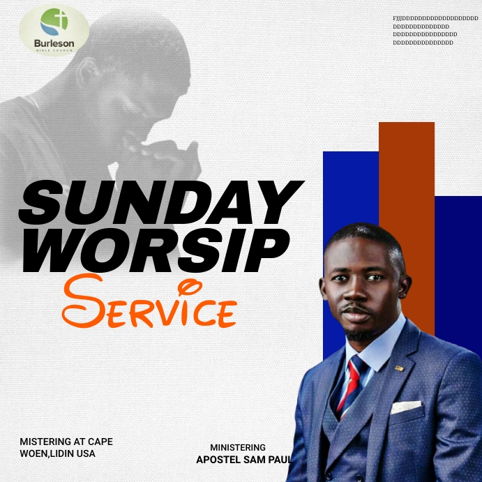 SUNDAY WORSHIP INVITE Template | PosterMyWall