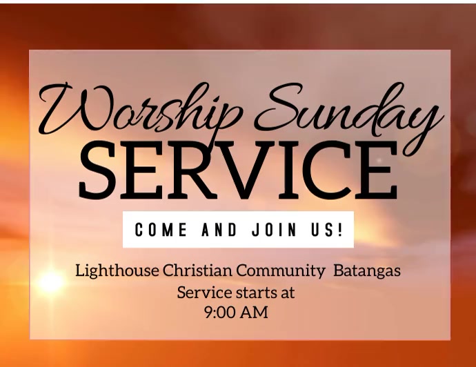 Modèle Sunday Worship Service invitation | PosterMyWall