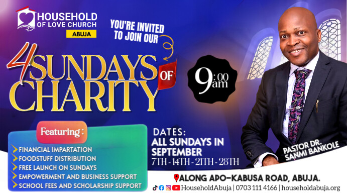 sundy service Umbukiso Wedijithali (16:9) template