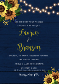 1 550 Sunflower Baby Shower Customizable Design Templates Postermywall