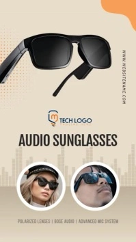 Sunglasses Product Display Instagram Story template