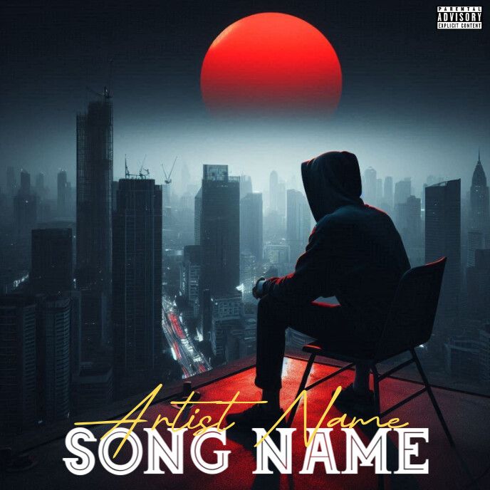 Sunset Mixtape Album Cover  Album Cover template