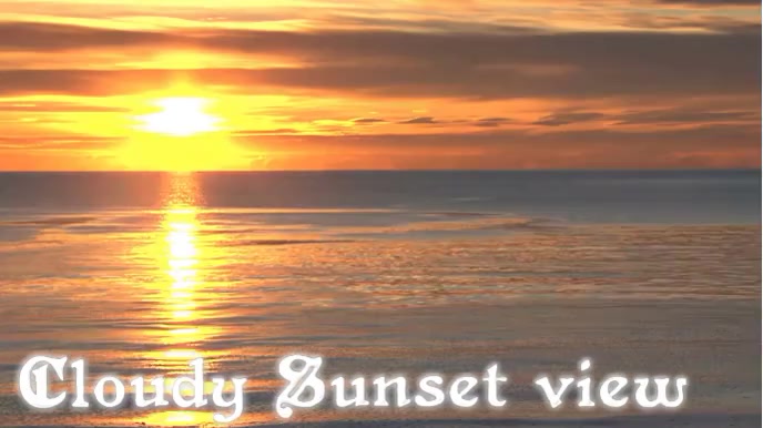 Sunset view Digital Display (16:9) template