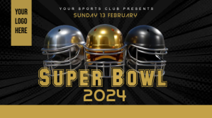 super bowl,Rugby,football, sports Publicación de Twitter template