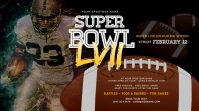 Super Bowl Sunday Twitter Post template