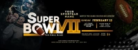 Super Bowl Facebook Cover Photo template