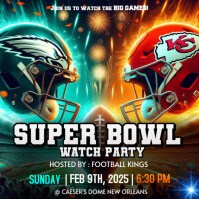 Super bowl big game 2024 post template