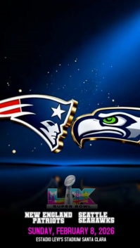 Black Super Bowl Event Reel Instagram Template