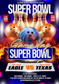 SUPER BOWL A3 template