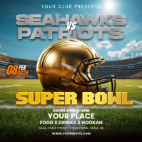 Super Bowl Event Instagram Post Template