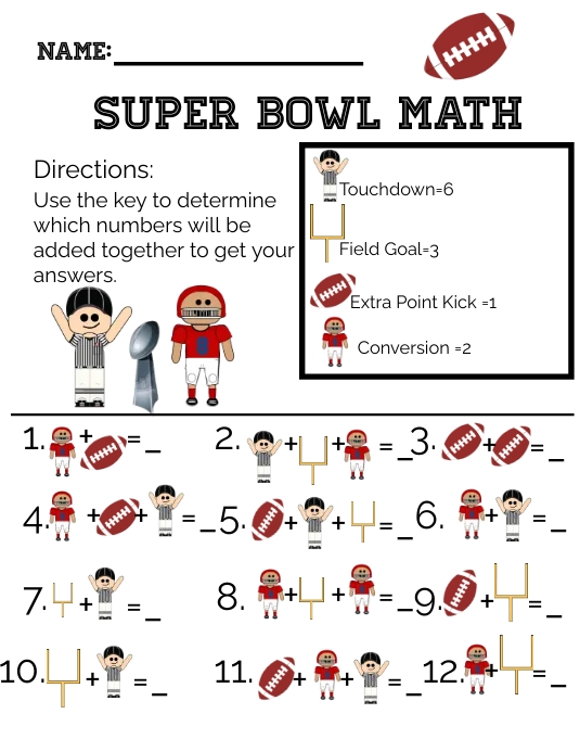 Script Math Bowl Math Design Worksheets