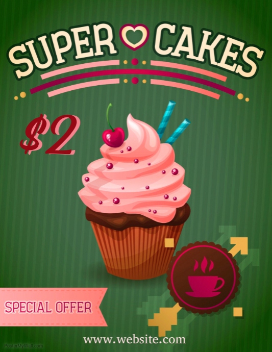 Copy of Super Cakes | PosterMyWall