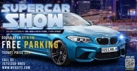 Super Car Show ภาพที่แชร์บน Facebook template