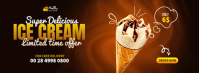 Super Delicious Ice Cream Foto Sampul Facebook template