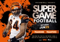 super game A4 template
