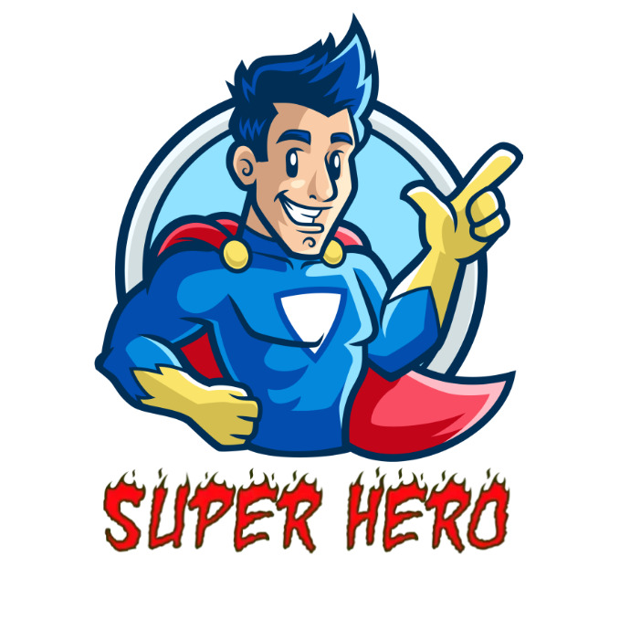 Superhero Logo R Superhero Logo Designs