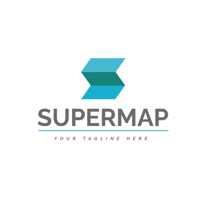 Plantilla de Super Map Design company logo template | PosterMyWall