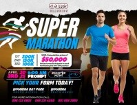 SUPER MARATHON POSTER Iflaya (Incwadi ye-US) template