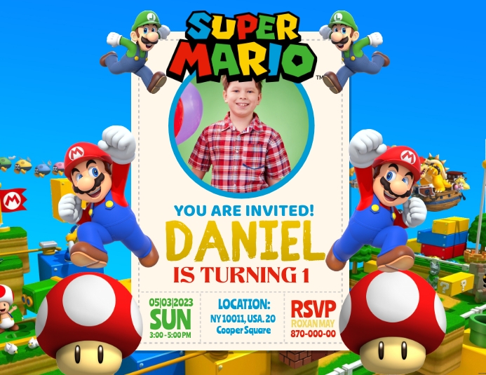 Copy of Super Mario | PosterMyWall