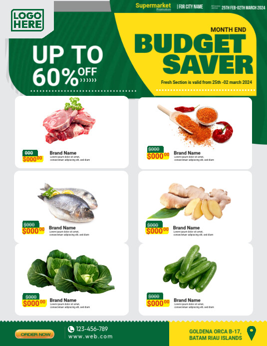 Mini Market Promo Super Market Promo Template | PosterMyWall