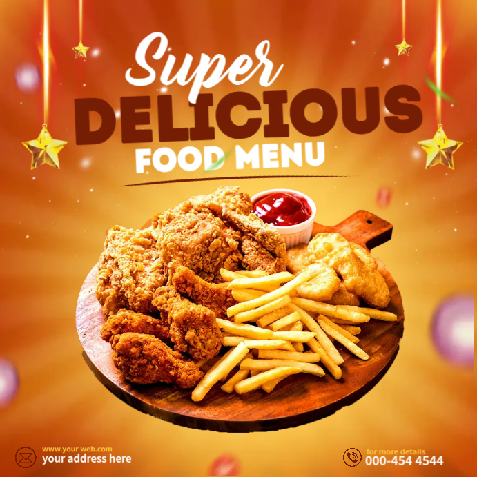 Super Menu เทมเพลต | PosterMyWall