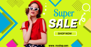 SUPER SALE FACEBOOK Post Template