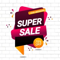 Super Sale Logo template
